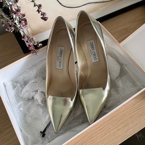 Jimmy Choo Ari Pump Gold Mirror 38